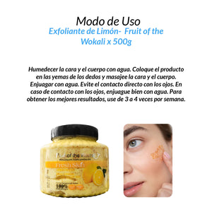 Exfoliante De Limon Fruit Of The Wokal